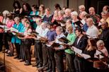 Trimum-Chor beim Deutschen Evangelischen Kirchentag
